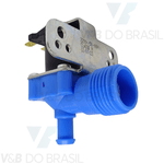 Válvula Solenoide de Água 220v Conexão em L com Suporte