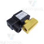 Válvula Solenoide Duas Vias 1/4" 220v