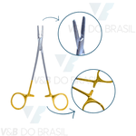 Porta Agulha Crille Wood 14cm com Vídia