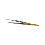 Pinça Gerald Reta 14cm Cabo Dourado
