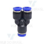 Conexão Engate Rápido Y União Instantâneo 04mm