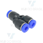 Conexão Engate Rápido Y União Instantâneo 04mm