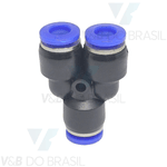 Conexão Engate Rápido Y União Instantâneo 06mm