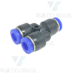 Conexão Engate Rápido Y União Instantâneo 06mm