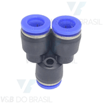 Conexão Engate Rápido Y União Instantâneo 08mm