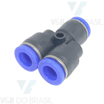 Conexão Engate Rápido Y União Instantâneo 08mm