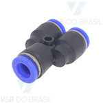 Conexão Engate Rápido Y União Instantâneo 08mm