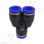 Conexão Engate Rápido Y União Instantâneo 10mm