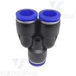 Conexão Engate Rápido Y União Instantâneo 12mm