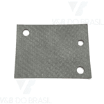 Diafragma da Distribuição Bap Retangular Maior 3 Furos Dabi