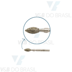 Ponta Diamantada Chama 3118 Fg Fava