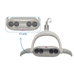 Cabeçote Refletor Odontológico 4 Leds Compatível Dabi