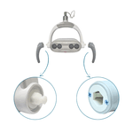 Cabeçote Refletor Odontológico 4 Leds Compatível Dabi