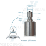 Cabeçote Refletor Odontológico 4 Leds Dabi