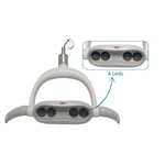 Cabeçote Refletor Odontológico 4 Leds Compatível Gnatus