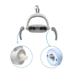 Cabeçote Refletor Odontológico 4 Leds Compatível Gnatus