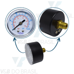 Manômetro Horizontal com Rosca de 1/8