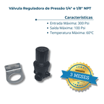 Válvula Reguladora de Pressão 1/4