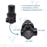 Válvula Reguladora de Pressão 1/4