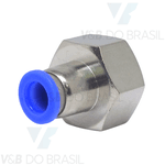 Conexão Engate Rápido Fêmea 08mm X 1/2 Bsp