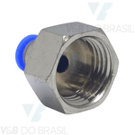 Conexão Engate Rápido Fêmea 06mm X 1/2 Bsp