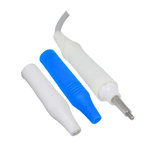 Caneta Ultrassom C/ Capa Silicone Branco/azul