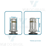 Rodízio para Mocho sem Bucha Pvc (Preto)