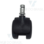 Rodízio para Mocho sem Bucha Pvc (Preto)