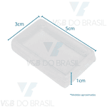 Caixa Plástica para Ponta Tip Inserto 5 X 3 X 1cm (Kit 10)