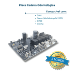 Placa Cadeira Odontológica 8 Funções Compatível Dabi
