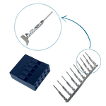 Kit Conector 10 Vias e Terminal Dupont Fêmea