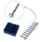 Kit Conector 10 Vias e Terminal Dupont Fêmea