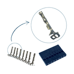 Kit Conector 8 Vias e Terminal Dupont Fêmea
