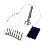 Kit Conector 8 Vias e Terminal Dupont Fêmea