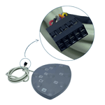 Pedal Comando Elétrico Cadeira Odontológica Cinza Dabi