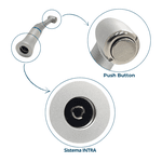 Kit 3 Peças de Mão Micromotor Peça Reta e contra Ângulo S10