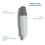Terminal para Sugador com Borracha Venturi Olsen