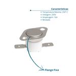 Termostato Cerâmico Blindado 250°c Compatível Cristófoli