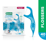 Fio Dental com Haste Flosser Multiple Action 40 Unidades Gum