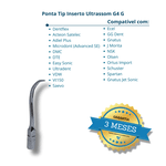 Ponta Tip Inserto Ultrassom G10 G Compatível Dentflex Gnatus