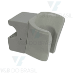 Suporte de Pontas e Seringas sem Lingueta Cinza Dabi