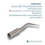 Ponta Tip Inserto Ultrassom P4 G Compatível Dentflex Gnatus