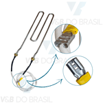Resistência Tipo W 1.750W 220v para Autoclave 19l Dabi