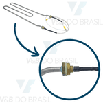 Resistência Tipo W 1.750W 110v para Autoclave 19l Dabi