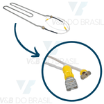 Resistência Tipo W 1.750W 110v para Autoclave 19l Dabi
