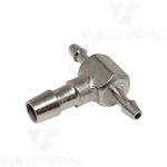 Conexão Tee (Sem Porcas) para Mangueira 1,6 X 1,6 X 3,3mm