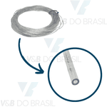 Mangueira Espaguetinho Cristal 3,0 X 1,6mm (Pu)