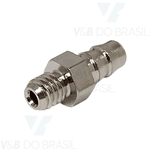 Conexão/niple Bap (Metal) Ligação Rosca 3,3mm