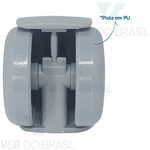 Rodízio para Mocho sem Bucha Pvc (Cinza) Dabi/outros