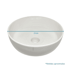 Cuba/bacia Porcelana Bocal Liso 44mm Dabi/gnatus/d700/saevo